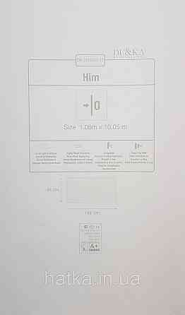 Шпалери вініл на флізеліні гарячого тиснення DU&KA Him 1.06х10 однотонні тонкі смужки бірюзові Київ