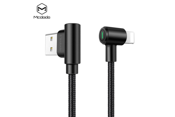 Кабель зарядний USB-A Lightning MCDODO 90° 50см Луцьк