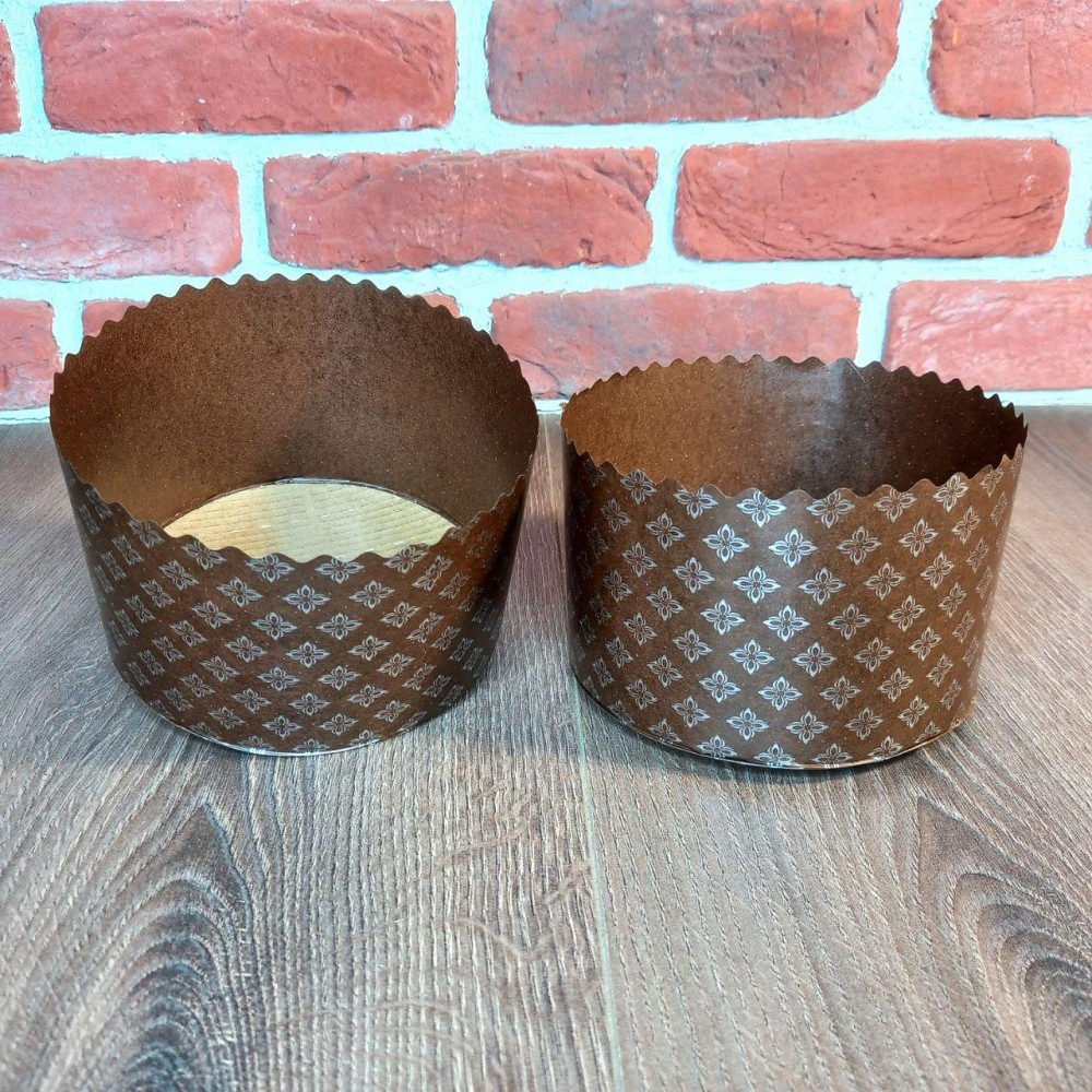 Форма для пасок 300–350 г d110×h85 «Італійські» — паперові форми для випікання, 50 шт Харків - фото 7