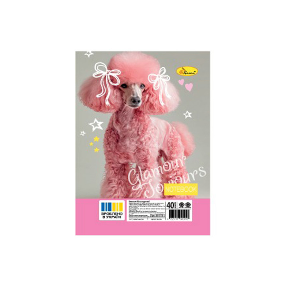 Блокнот А6 АП-1710-9, 40 аркушів, пружина збоку Вінниця - фото 1