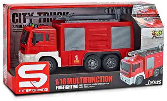 Игрушка CARS S Пожарная машина с разбрызгивателем воды 1:16 (CJ-2180231) (7120443) Киев