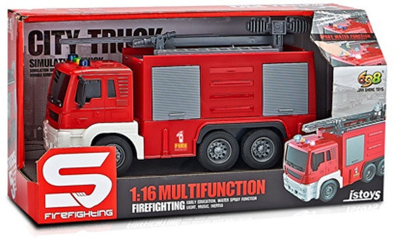 Іграшка CARS S Пожежна машина з розприскувачем води 1:16 (CJ-2180231) (7120443) Київ - фото 1