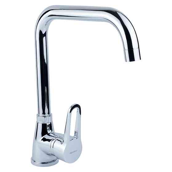 Смеситель HL Ø35 для кухни Г-гусак на гайке AQUATICA HL-4B230C (9734110) Киев