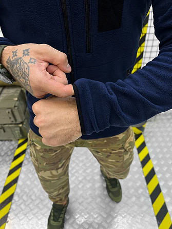 Флісова кофта синя дснс мнс поліція флісу Київ - фото 6