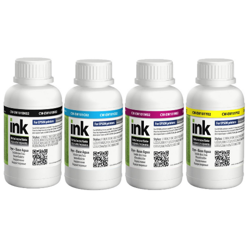 Комплект чорнил 4*200 мл Epson L-100/200 BK/С/M/Y ColorWay Житомир - фото 1