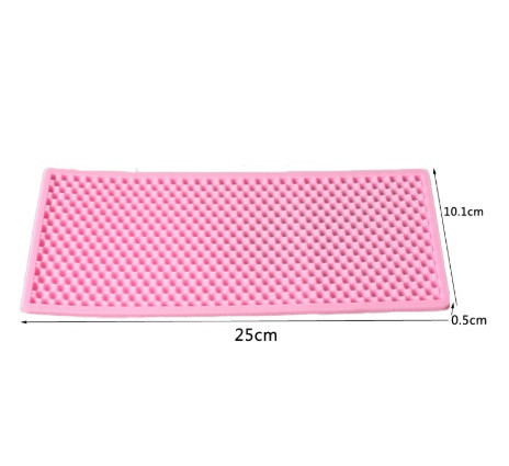 Молд кондитерский Жемчуг з дефектом разорваный 25 на 10см розовый Киев - изображение 4