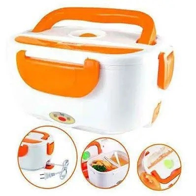 Ланч Бокс на Два Відсіка з Підігрівом Їжи від мережі 220 л Lunch box Коробка для Обеда Дніпро - фото 1