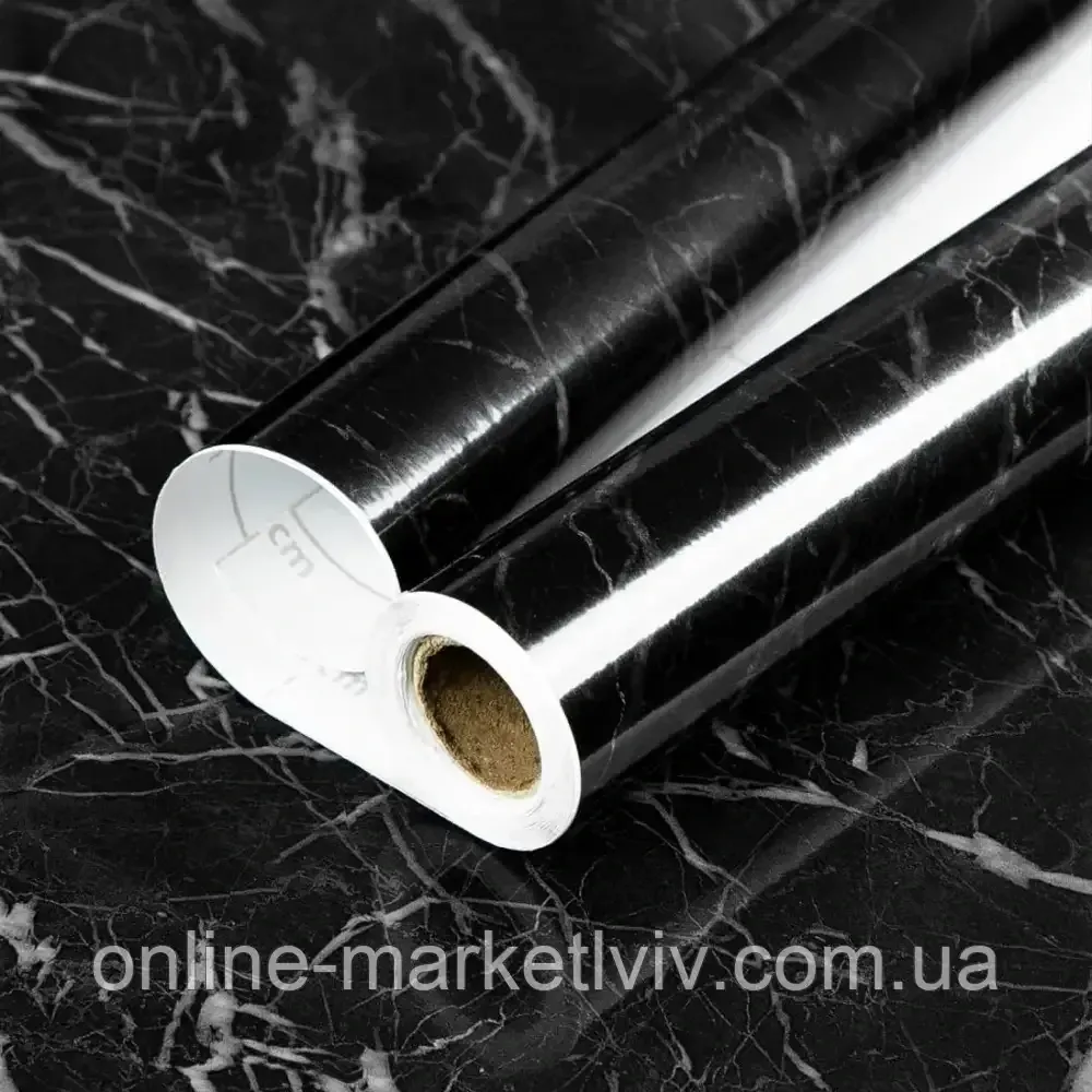 Самоклеящаяся пленка 4мх60см,Supre,o,Черный мрамор SBR Киев - изображение 1
