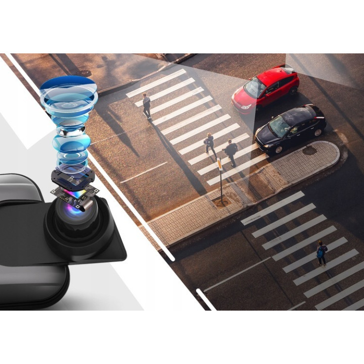 Дзеркало з відеореєстратором L1056+ 12' (3 камери) WiFi touch AHD Вінниця - фото 8