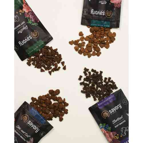 Хрустящие лакомства Savory для здорового роста котят, индейка и клюква Киев