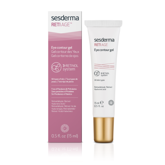 Сесдерма Reti-Age Омолоджуючий Гель для контуру очей з ретинолом SesDerma Reti-Age Eye Contour Gel, 15 мл Дніпро