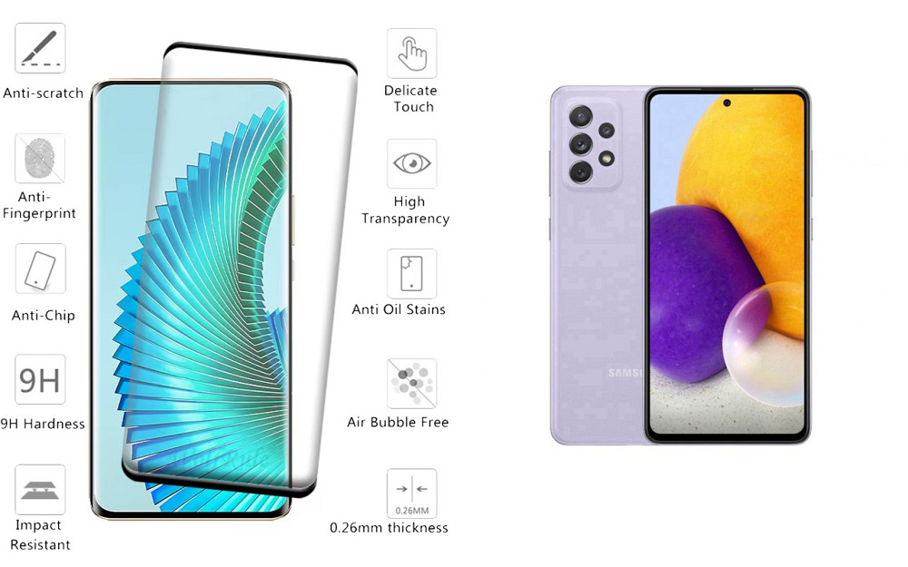 Захисне скло HyperGlass Pro для Samsung Galaxy A23, Galaxy A23 5G – максимальна чутливість та захист Київ - фото 2