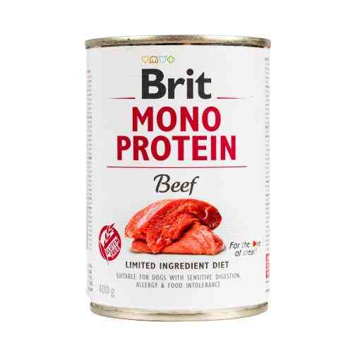 Корм влажний Brit Mono Protein Beef для собак з яловичиною 400 г Київ