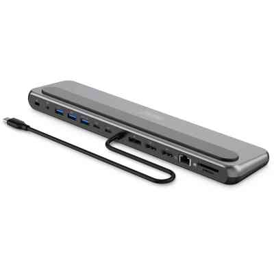 Порт-репликатор Digitus USB-C > 2xHDMI/1xDP/3xUSB-A/USB-C/RJ54/PD/Audio (DA-70919) Винница