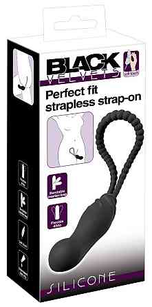 Безремневий страпон Black Velvets Perfect fit stra Sex Aura Київ