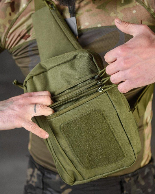 Нагрудна сумка-катура Silver knight olive ВТ3952 Одеса - фото 2