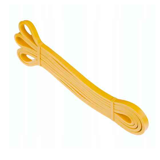 Еспандер-петля (гумка для фітнесу і кроссфіту) PowerPlay 4115 Power Band Light Жовта (5-14kg) Луцьк