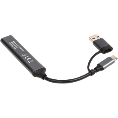 Концентратор Maxxter USB-C + USB-A to 1xUSB 3.0 + 2xUSB 2.0 + 1xUSB-C (HU3C-4P1CN-01) Вінниця - фото 4