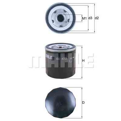 Фільтр масляний Mahle OC473 Вінниця
