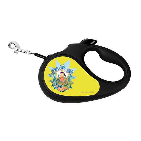 Повідець-рулетка для собак WAUDOG R-leash, малюнок "Рік і Морті 2", світловідбивна стрічка, M, до 25 кг, 5 м Вінниця