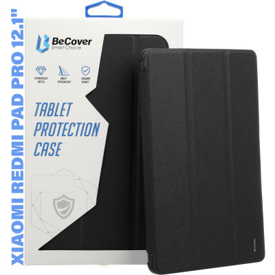 Чехол для планшета BeCover Smart Case Xiaomi Redmi Pad Pro 12.1'' Black (711296) Винница - изображение 1