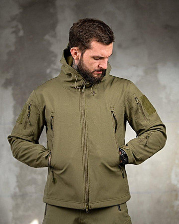 Тактичний костюм софтшел softshell олива ВТ7949 Київ - фото 4