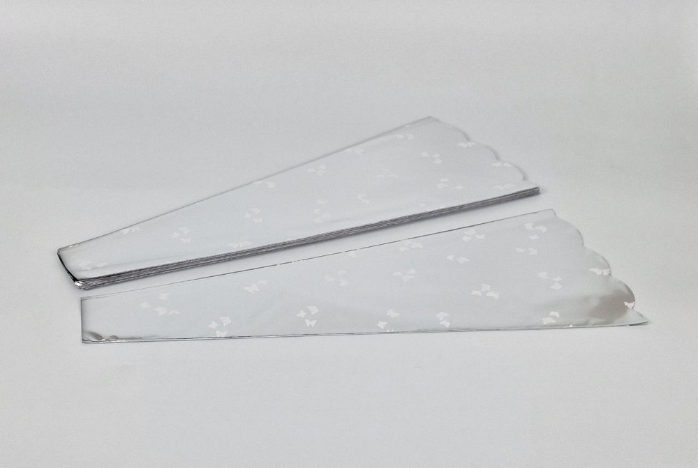 Конусная упаковка под цветы h60/ 6низ/24верх металл (100 шт)  узор85 (1) (100 шт) Харьков - изображение 1