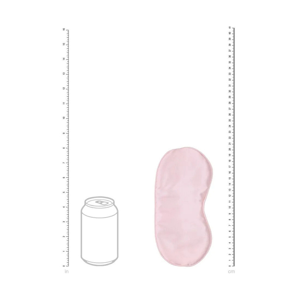 Маска на очі - Ouch! Satin Blindfold Powder Pink Sex Aura Київ - фото 4
