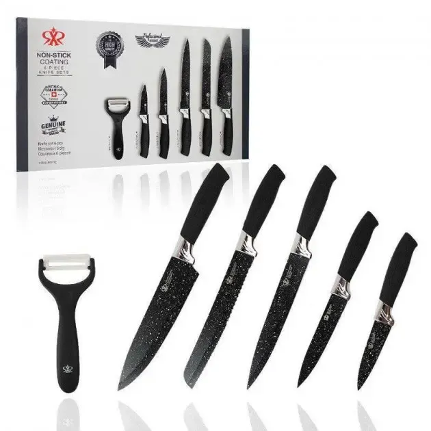 Набор ножей Non-Stick Coating Knife Set Коломия - фото 1