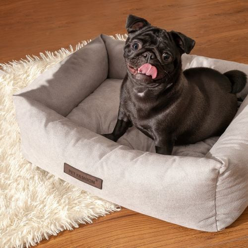 Лежак Pet Fashion Bond №2 для собак сірий 78х60х20 см Київ - фото 2