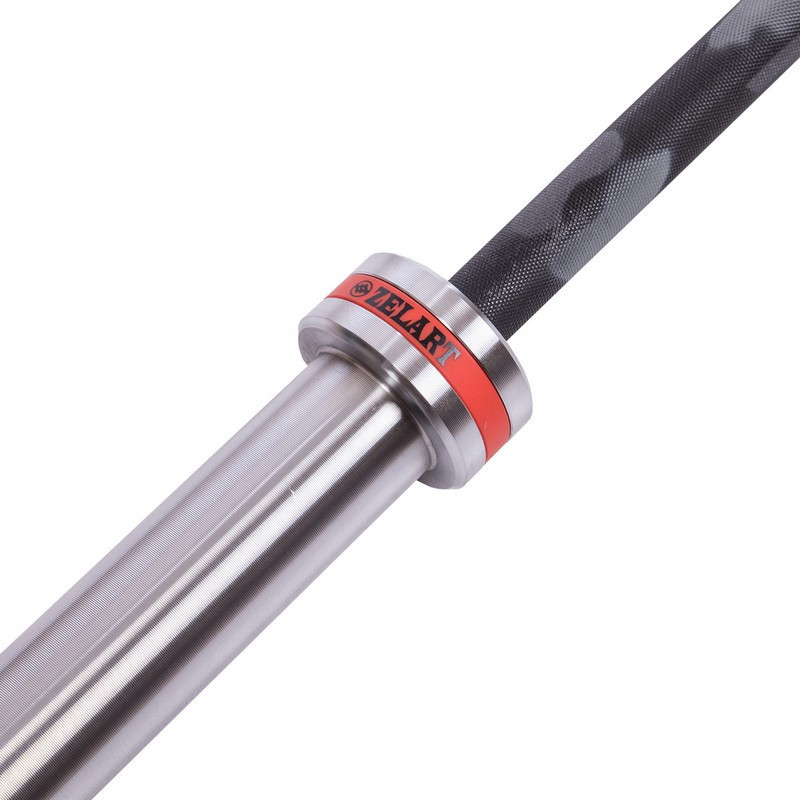 Гриф для штанги олімпійський для кроссфіта 220 см 50 мм до 680 кг хромований Київ - фото 4