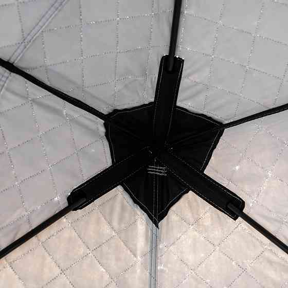 Намет зимовий утеплений "куб" (3-місний 210х210х210), Зимовий намет для рибалки туризму кемпінгу та подорожей Чорний LU-BD18B Київ