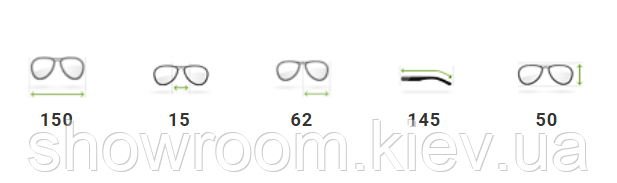 Чоловічі сонцезахисні окуляри Chrome Hearts 5078 gold Київ - фото 7