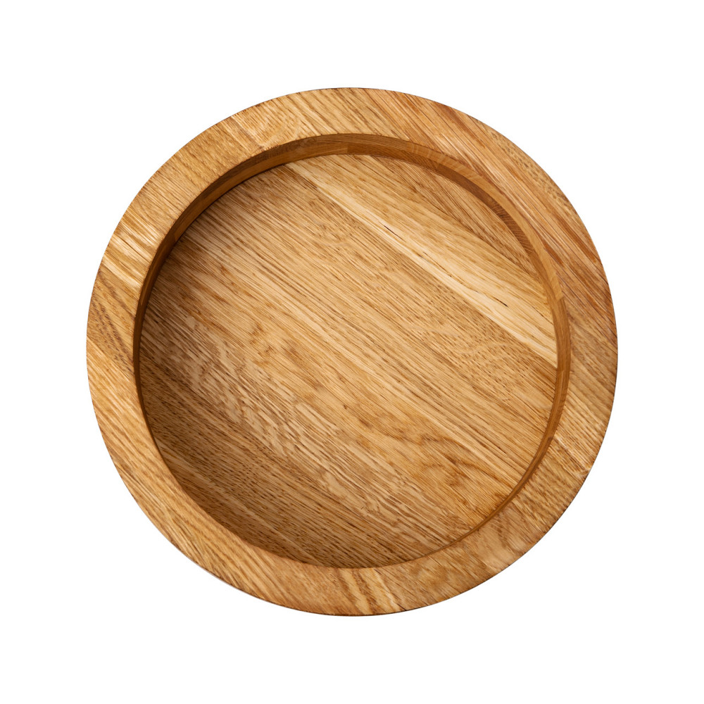 Lugi Дерев'яна миска для подачі 25 см глибока з дуба B2W250206 Киев - изображение 1