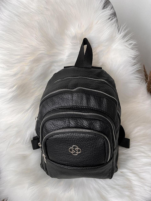 Рюкзак класичний чорний молодіжний жіночий підлітковий Київ - фото 5