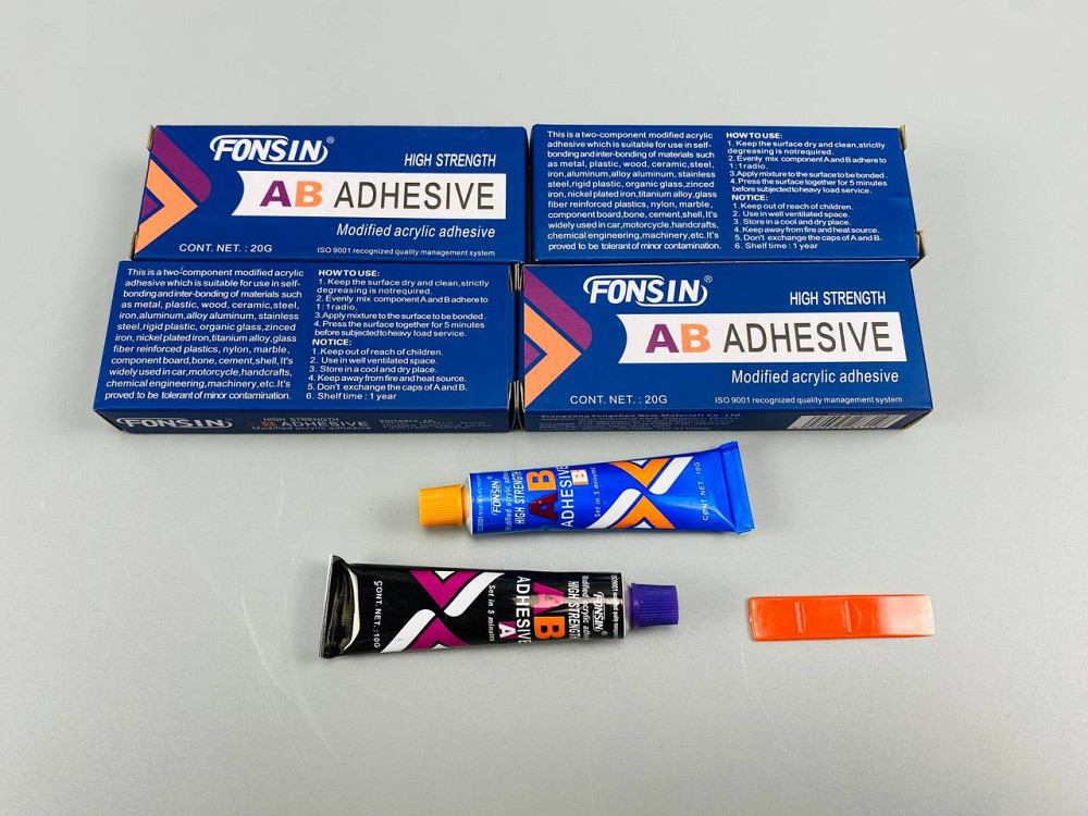 Клей двокомпонентний (універсальний) 10 г + 10 г (фабрика ABRO) Мукачево - фото 10