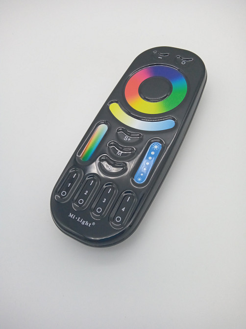 Milight Пульт керування 4-х зонний бездротовий Мілайт чорний Dual White/RGB/RGBW/CCT RF 2.4G Mi Київ - фото 4