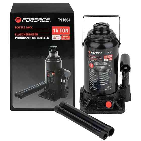 Домкрат пляшковий (205-390мм) 16т Forsage F-T91604DS Одеса