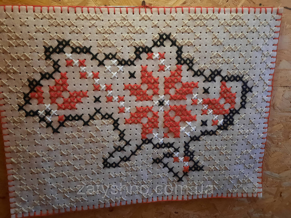 Картина вышитая карта Украины 93*70 см( ручная работа) Киев - изображение 5