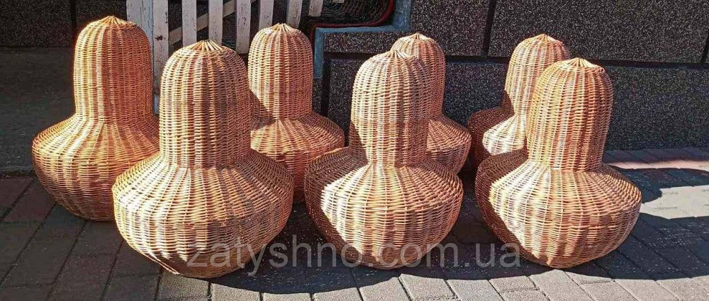 Светильник плетеный из лозы фигурный Киев - изображение 1