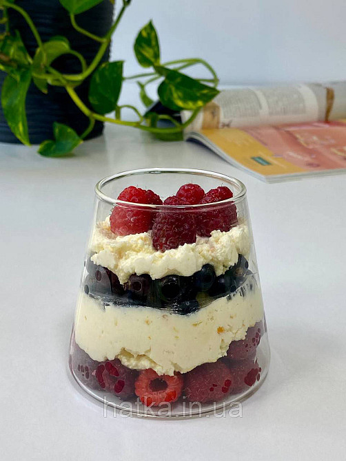 Склянка стильний скляний "Страйпс" 370 мл прозорий фігурний для дому та ресторану 102-761 Київ - фото 5