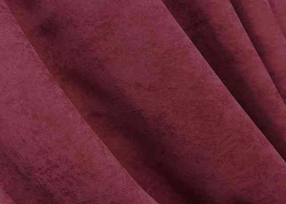 Комплект готових штор VR-Textil Мікровелюр Petek YL № 1712ш Бордовий 150х295 см 2 шт (33-0608) Київ