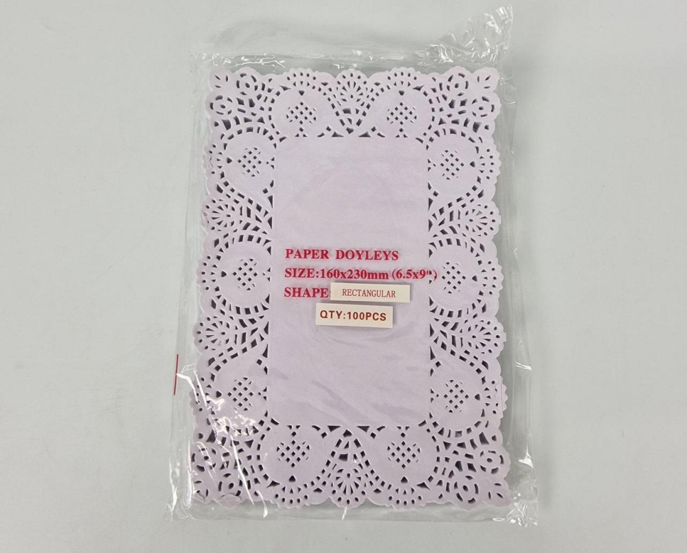 Ажурні прямокутні серветки 16*23(100 шт.) (1 пачка) Харків - фото 1