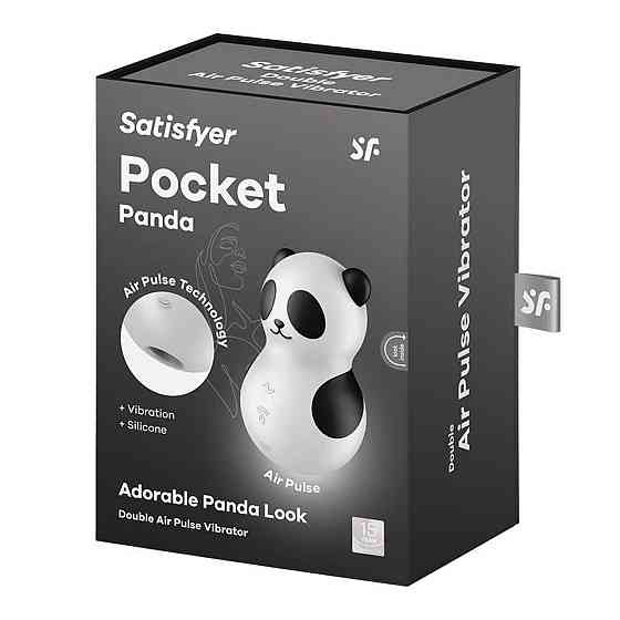 Вакуумний вібратор Satisfyer Pocket Panda Sex Aura Київ