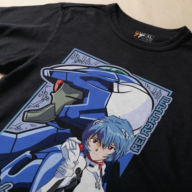 Футболка чоловіча з  принтом Evangalion Рей Аянамі 5 Розмір 48 Anime0945 Дніпро - фото 3