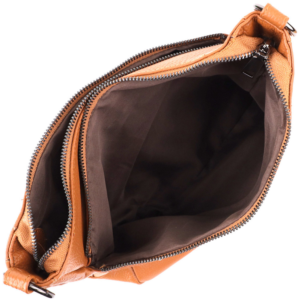 Женская сумка на два отделения из натуральной кожи Vintage 23012 Коричневый Киев - изображение 8