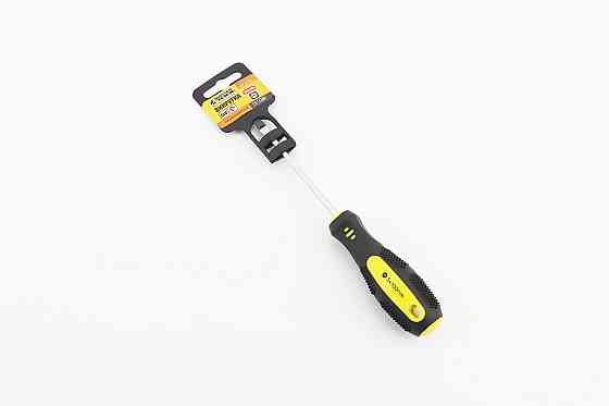 Викрутка магнітна шліцева SL5x100мм ручка з TPR покриттям 48-5510 Київ