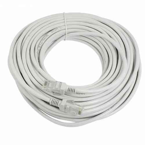 Патч-корд RJ45 17 м, мережевий кабель UTP CAT5e 8P8C, LAN інтернет-кабель, білий Київ