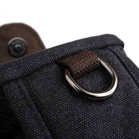 Сумка через плечо текстильная Vintage 20077 Черная Киев