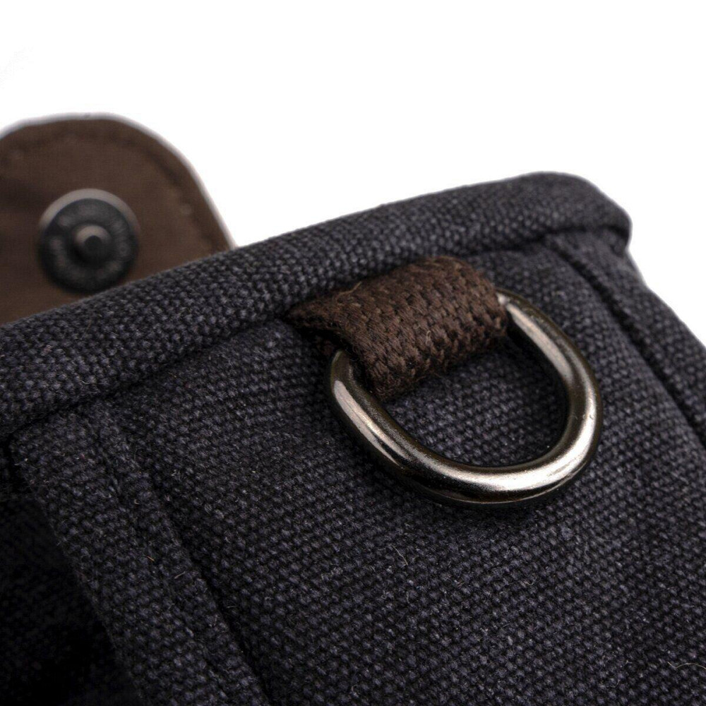 Сумка через плечо текстильная Vintage 20077 Черная Киев - изображение 3